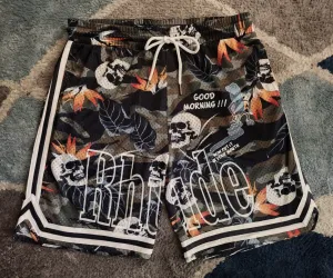 SILLY SAVAGE "RHUDE GOOD MORNING" Beach Shorts