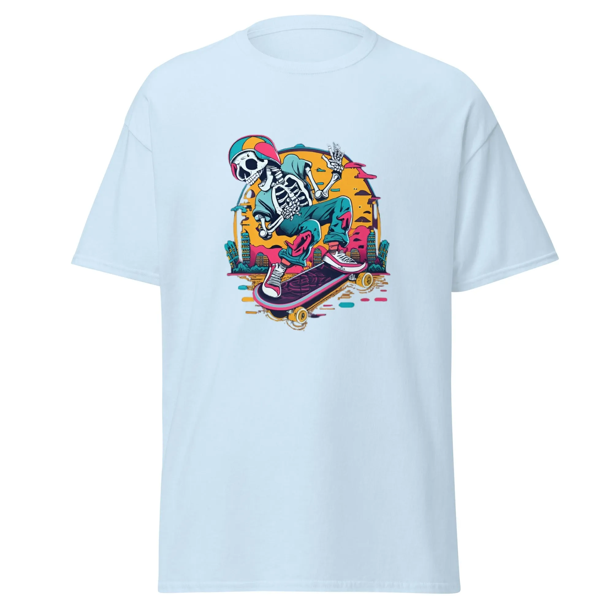 Skateboard Skeleton Men's classic tee