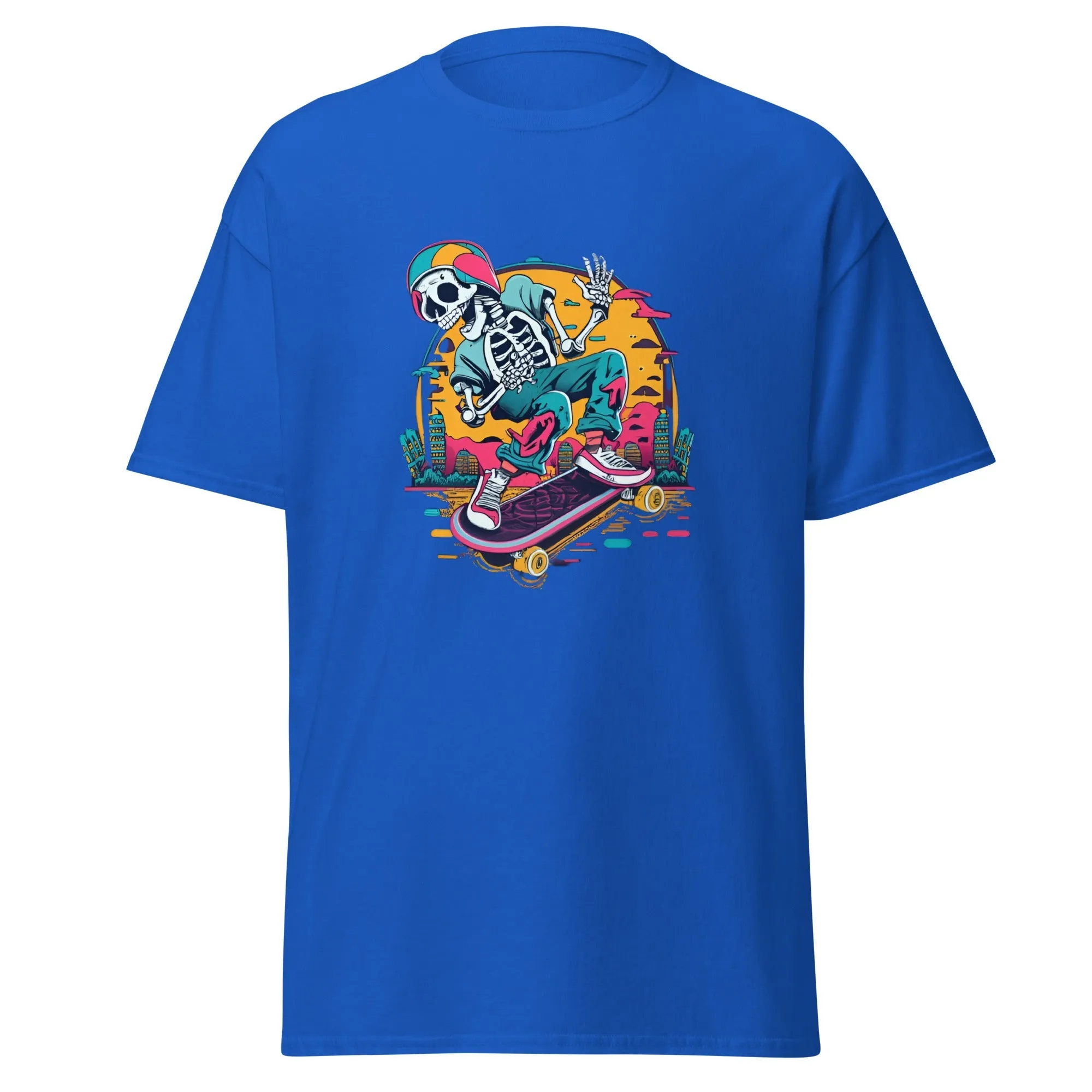 Skateboard Skeleton Men's classic tee