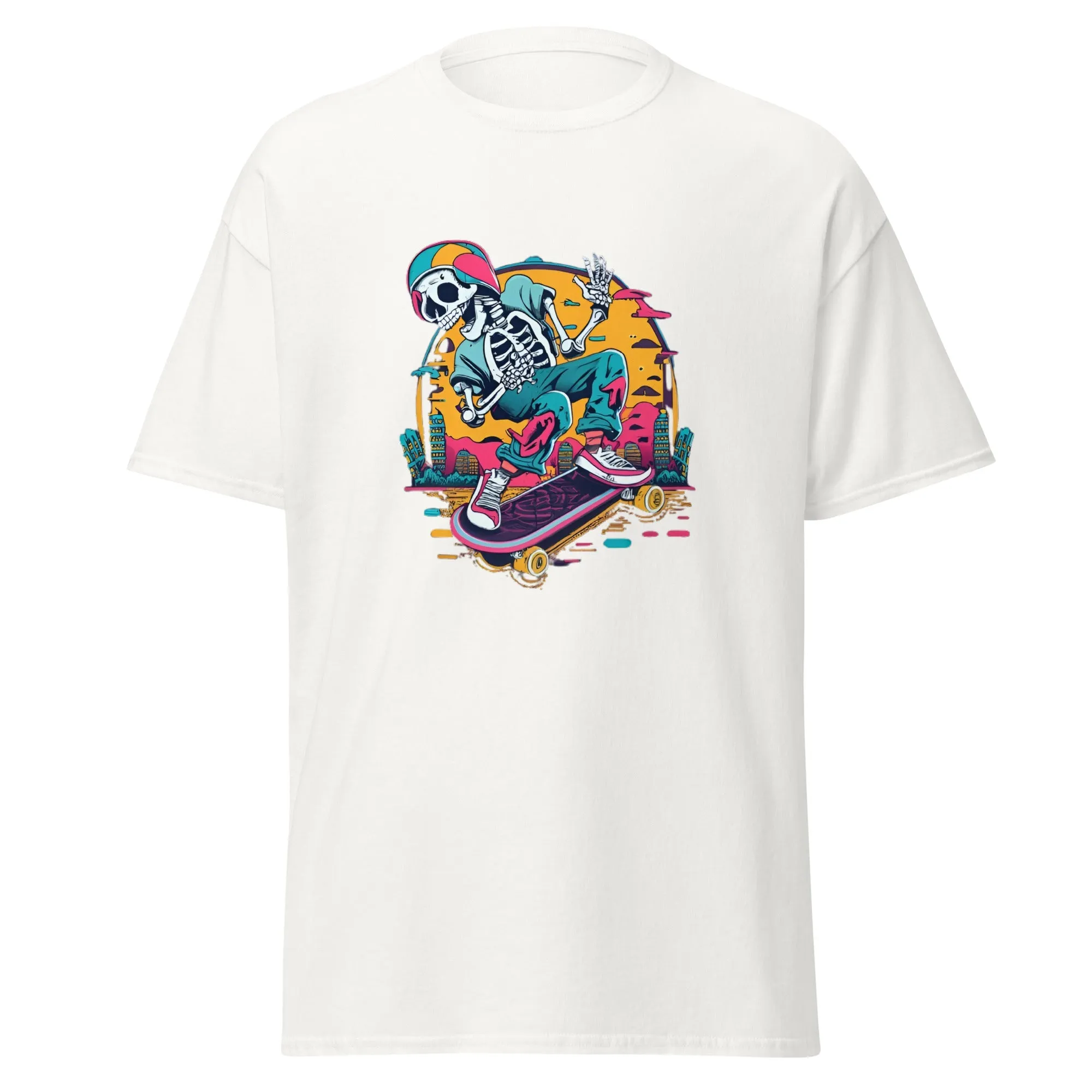 Skateboard Skeleton Men's classic tee