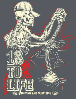 Skeleton 18 to Life Charcoal