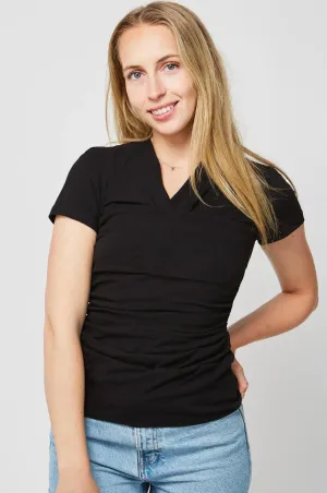 Skin To Skin Kangaroo T-Shirt & Nursing Top | Black