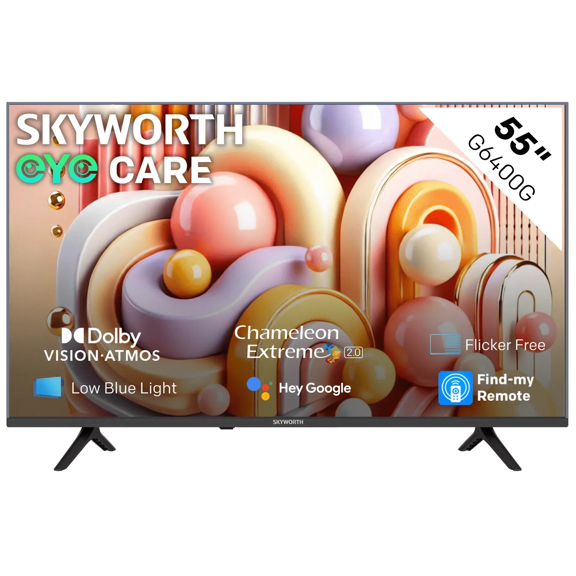 Skyworth 55" UHD 4K Smart TV 55G6400G