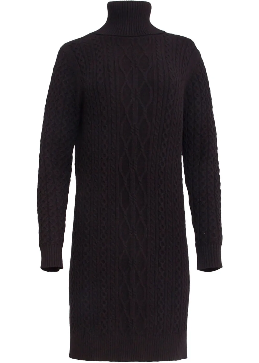 Smashed Lemon Wanna Hug Knit Dress Black