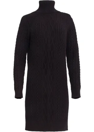Smashed Lemon Wanna Hug Knit Dress Black