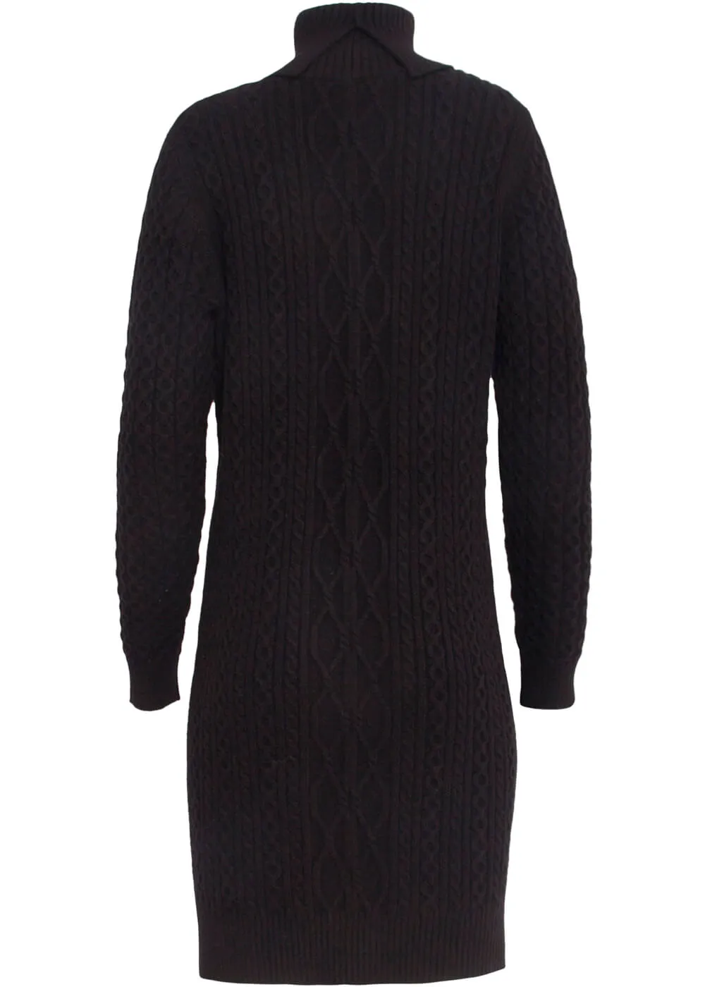 Smashed Lemon Wanna Hug Knit Dress Black