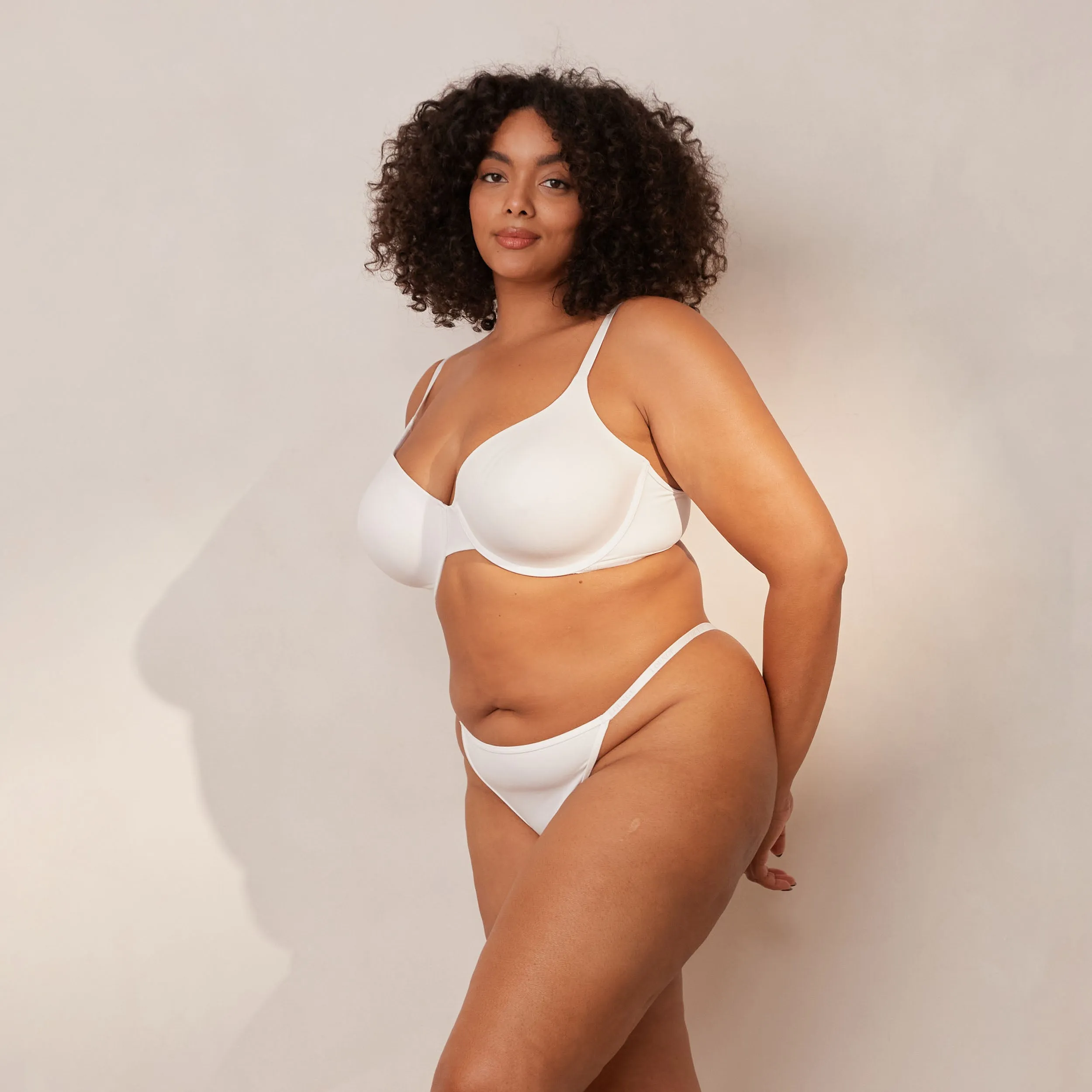 Smooth Classic T-shirt Soutien-Gorge - Blanc