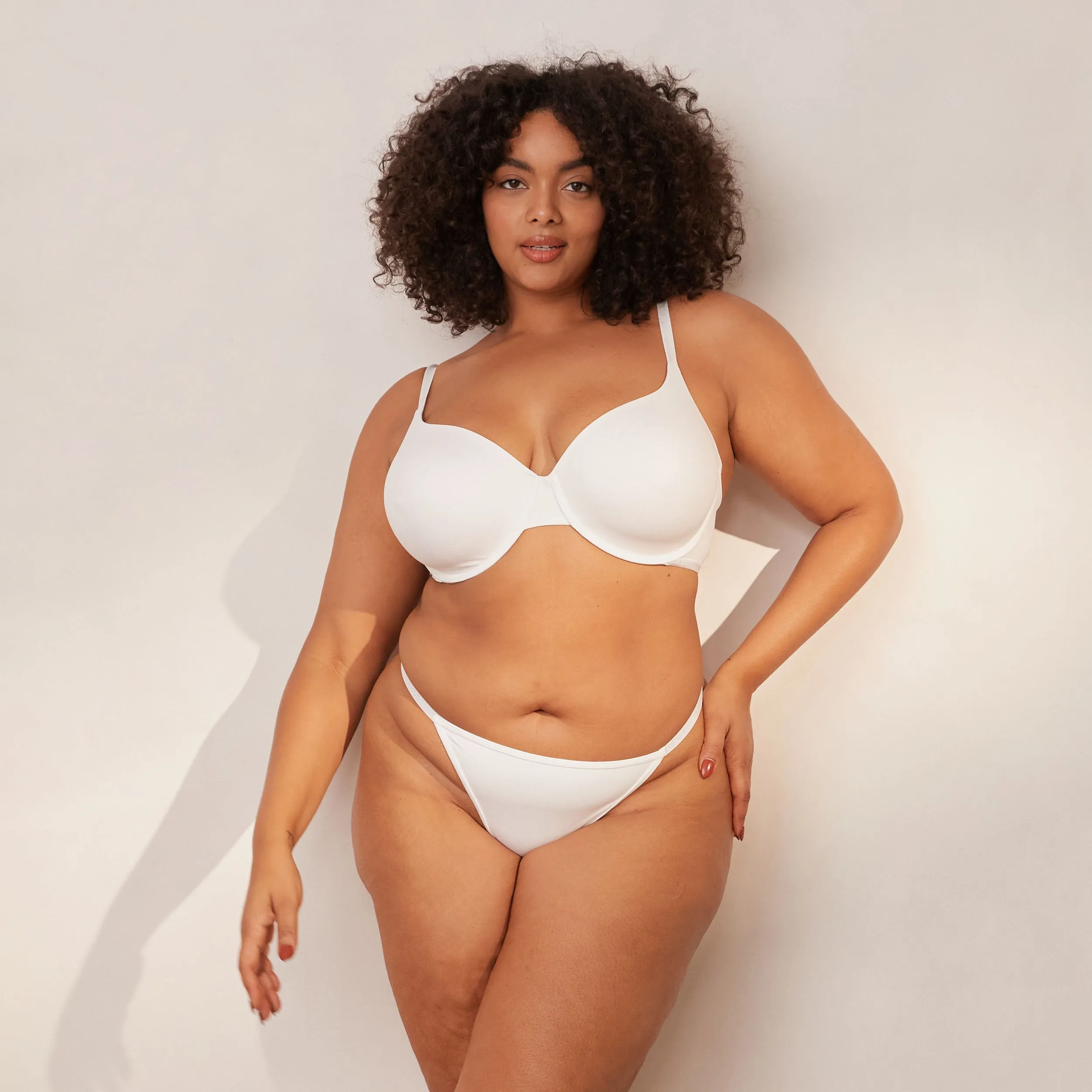 Smooth Classic T-shirt Soutien-Gorge - Blanc