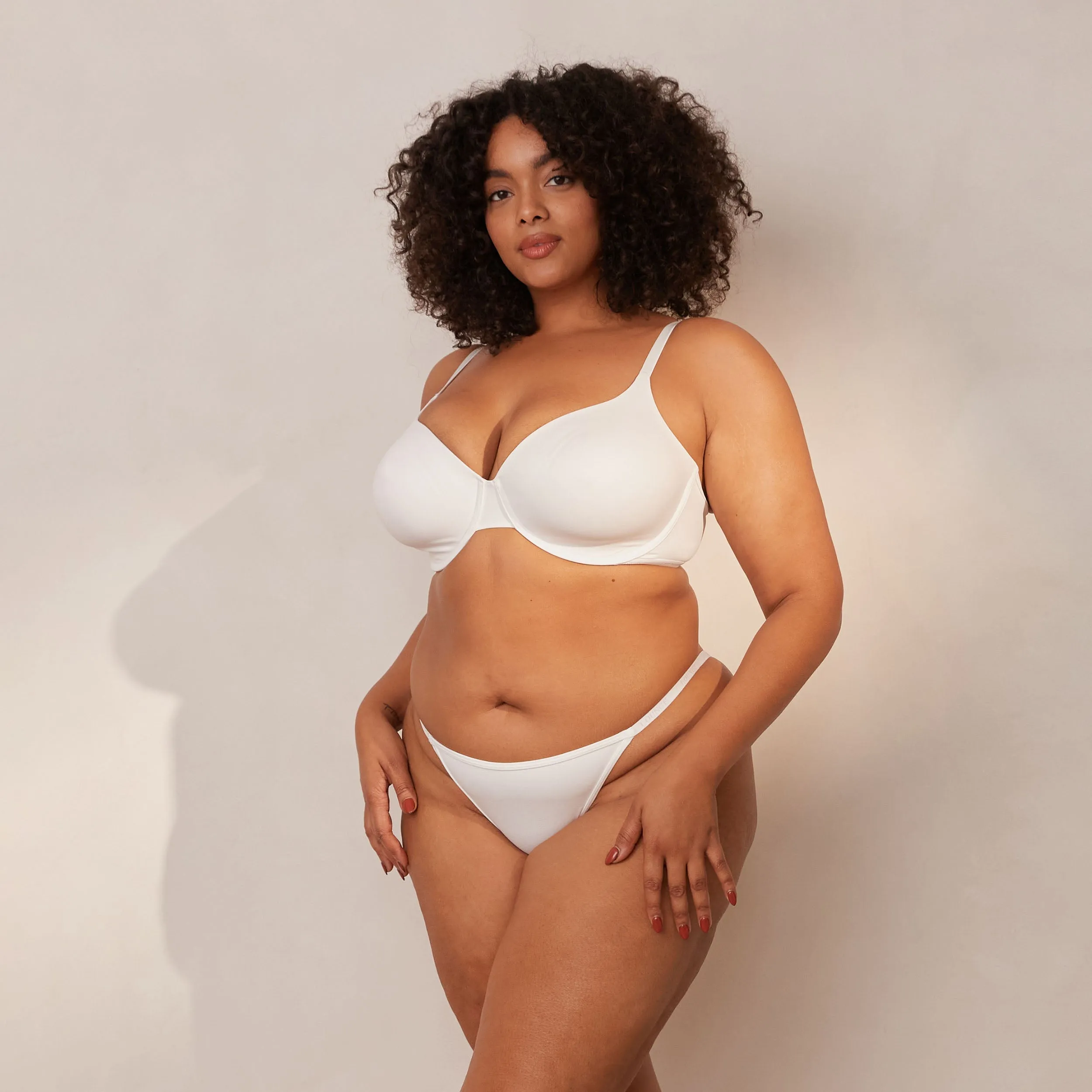 Smooth Classic T-shirt Soutien-Gorge - Blanc