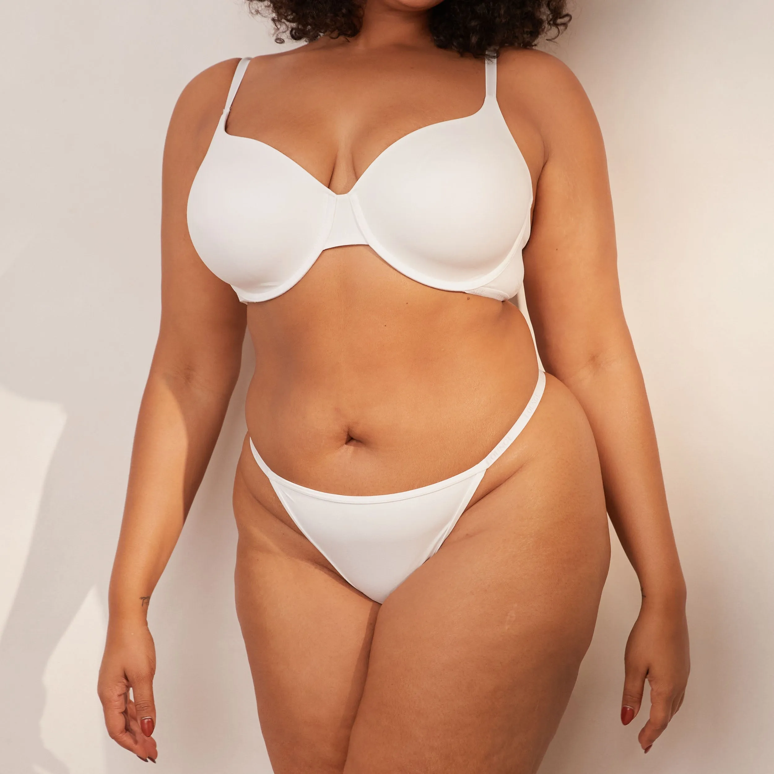Smooth Classic T-shirt Soutien-Gorge - Blanc