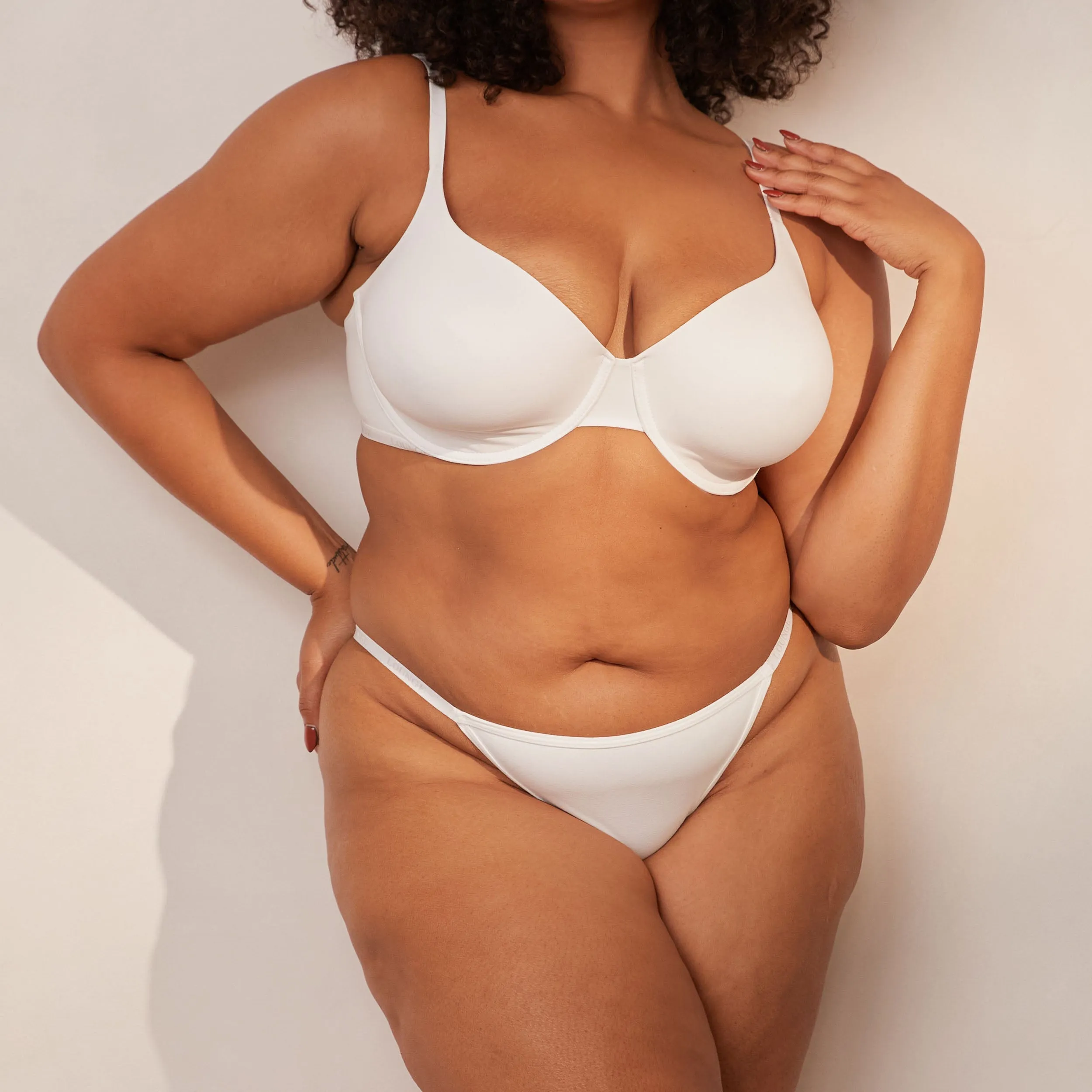 Smooth Classic T-shirt Soutien-Gorge - Blanc