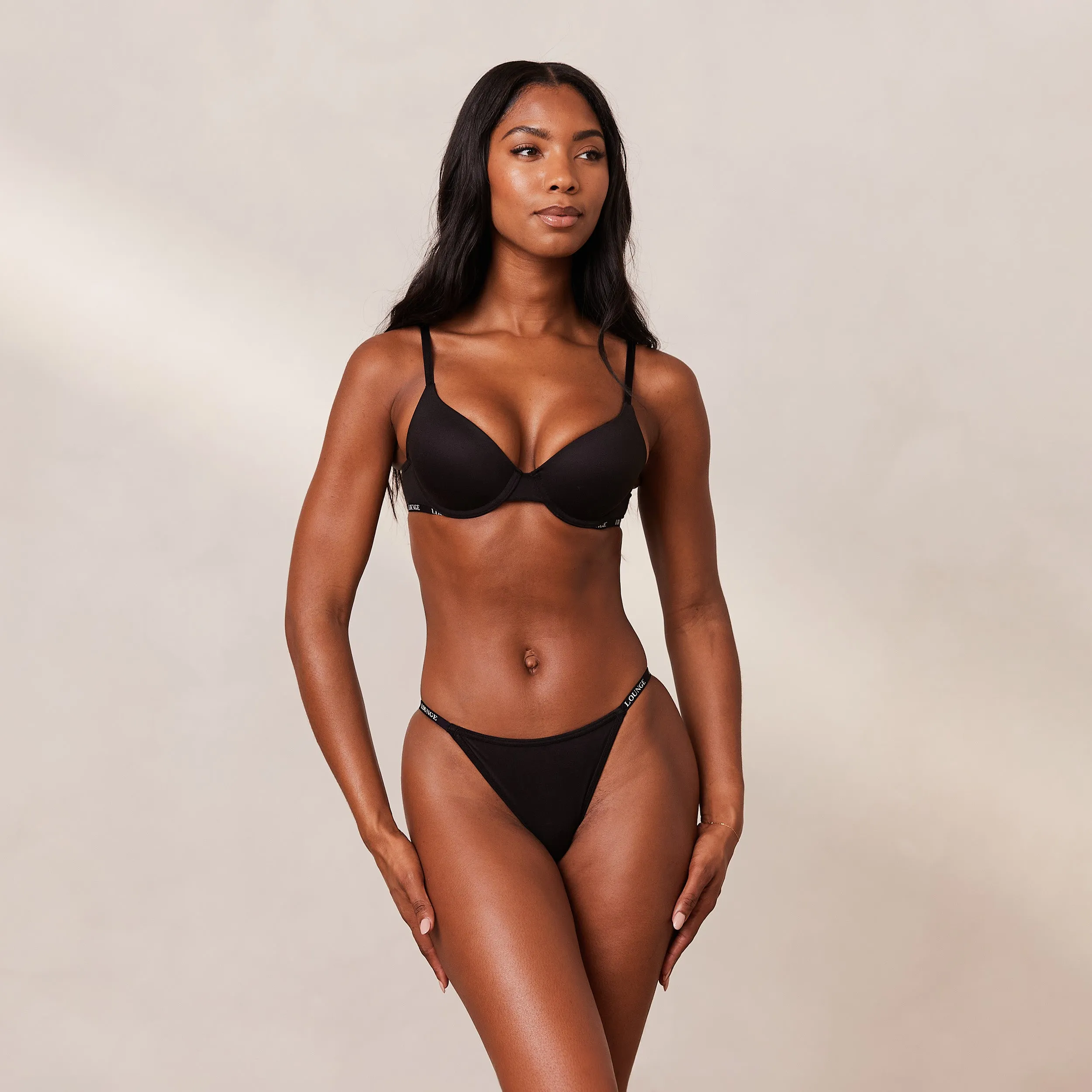 Smooth Classic T-shirt Soutien-Gorge - Noir