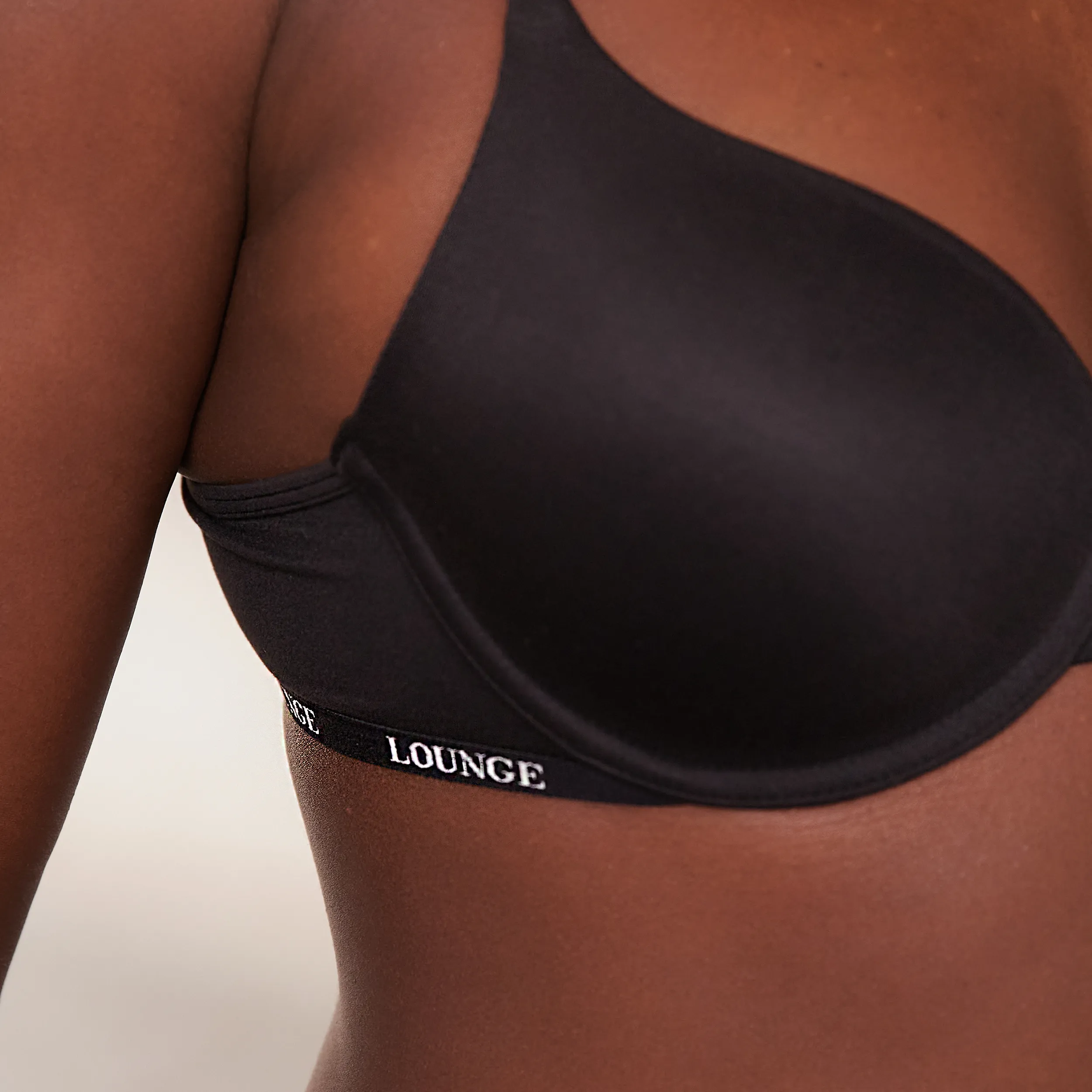 Smooth Classic T-shirt Soutien-Gorge - Noir