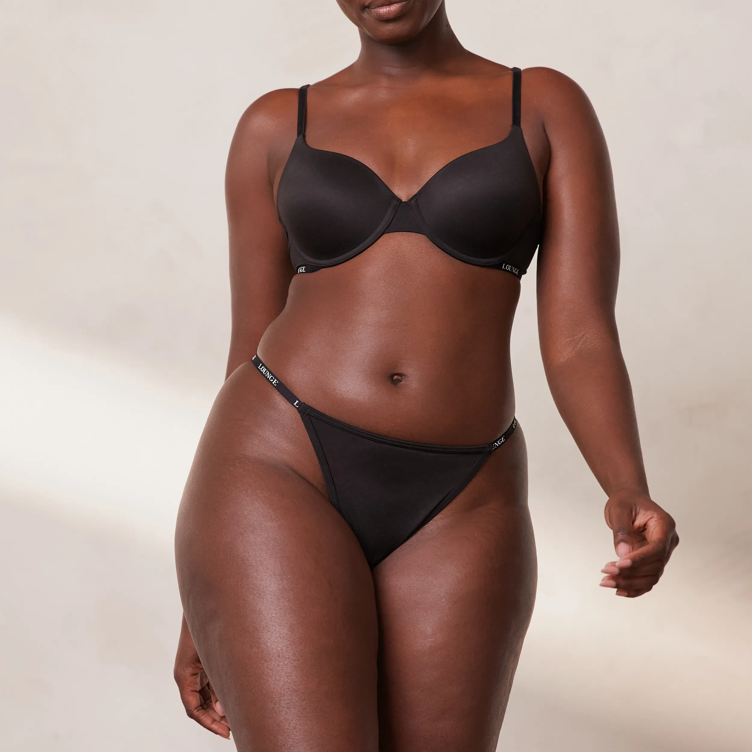 Smooth Classic T-shirt Soutien-Gorge - Noir