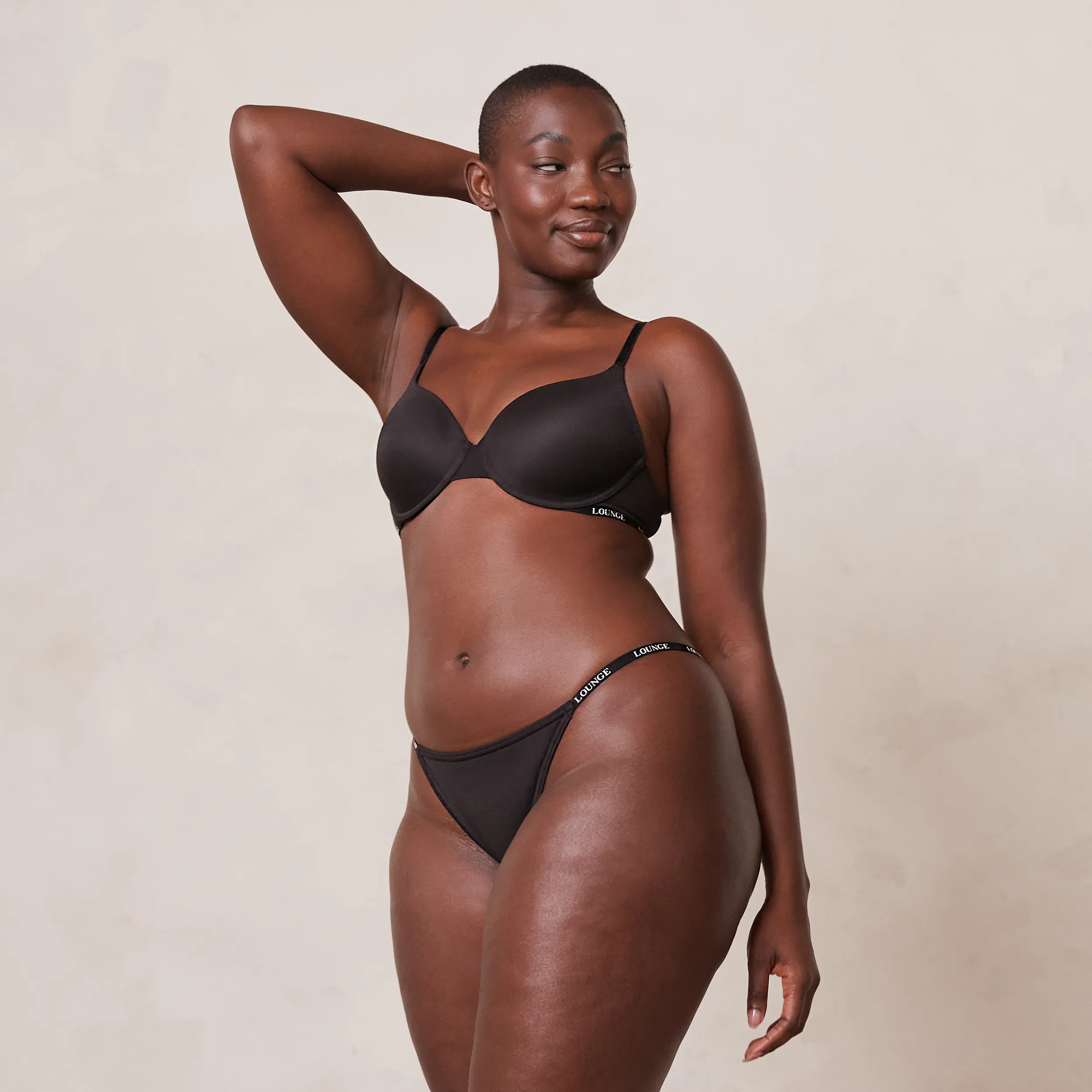 Smooth Classic T-shirt Soutien-Gorge - Noir