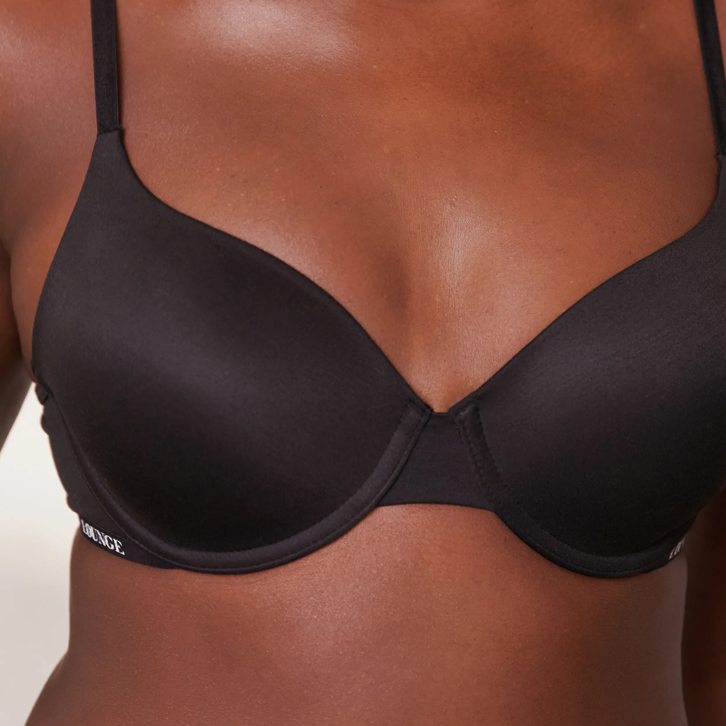 Smooth Classic T-shirt Soutien-Gorge - Noir