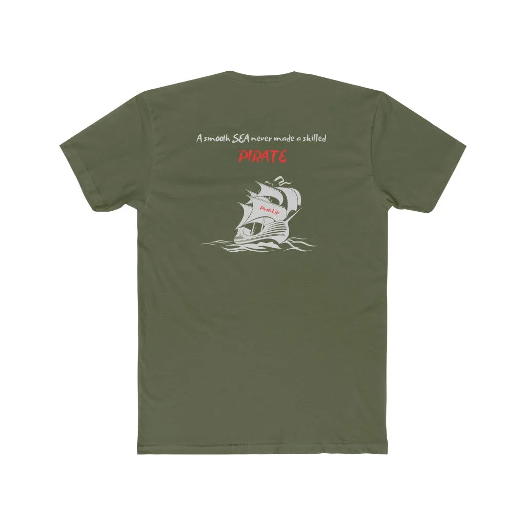 Smooth Sea Skilled Pirate Short Sleeve T