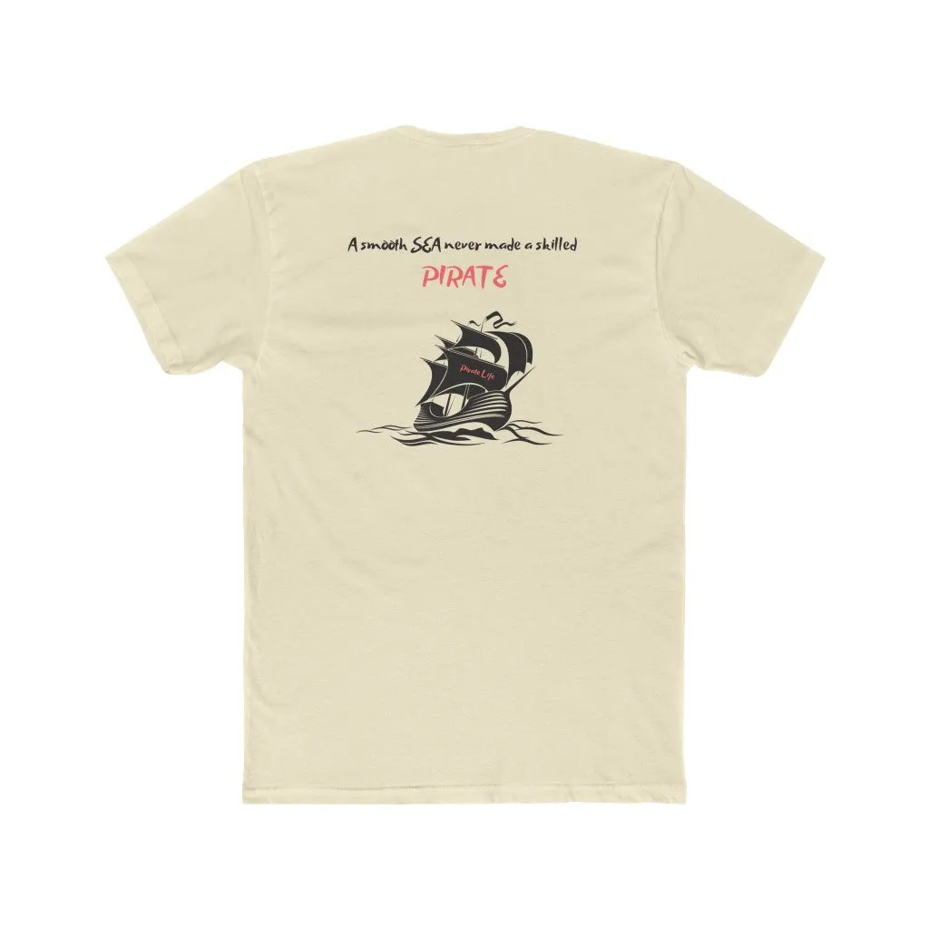 Smooth Sea Skilled Pirate Short Sleeve T