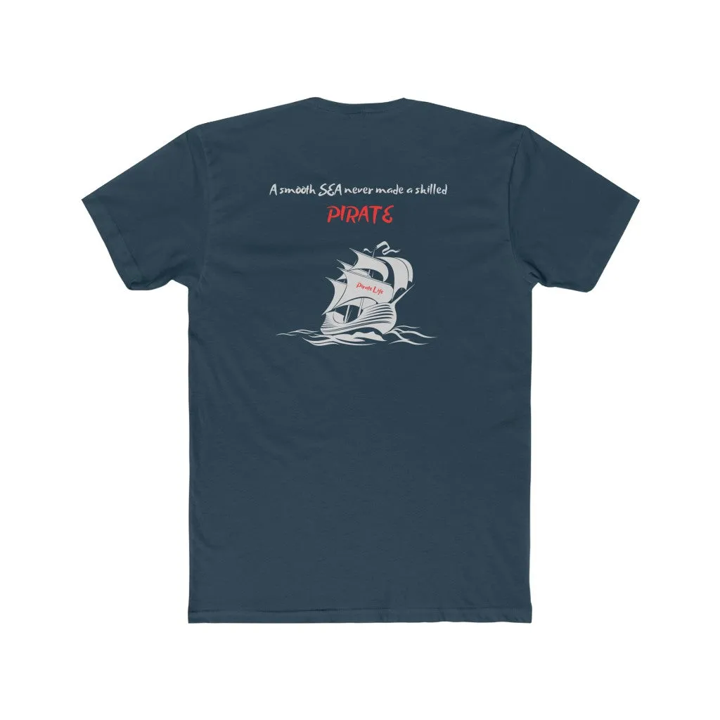 Smooth Sea Skilled Pirate Short Sleeve T
