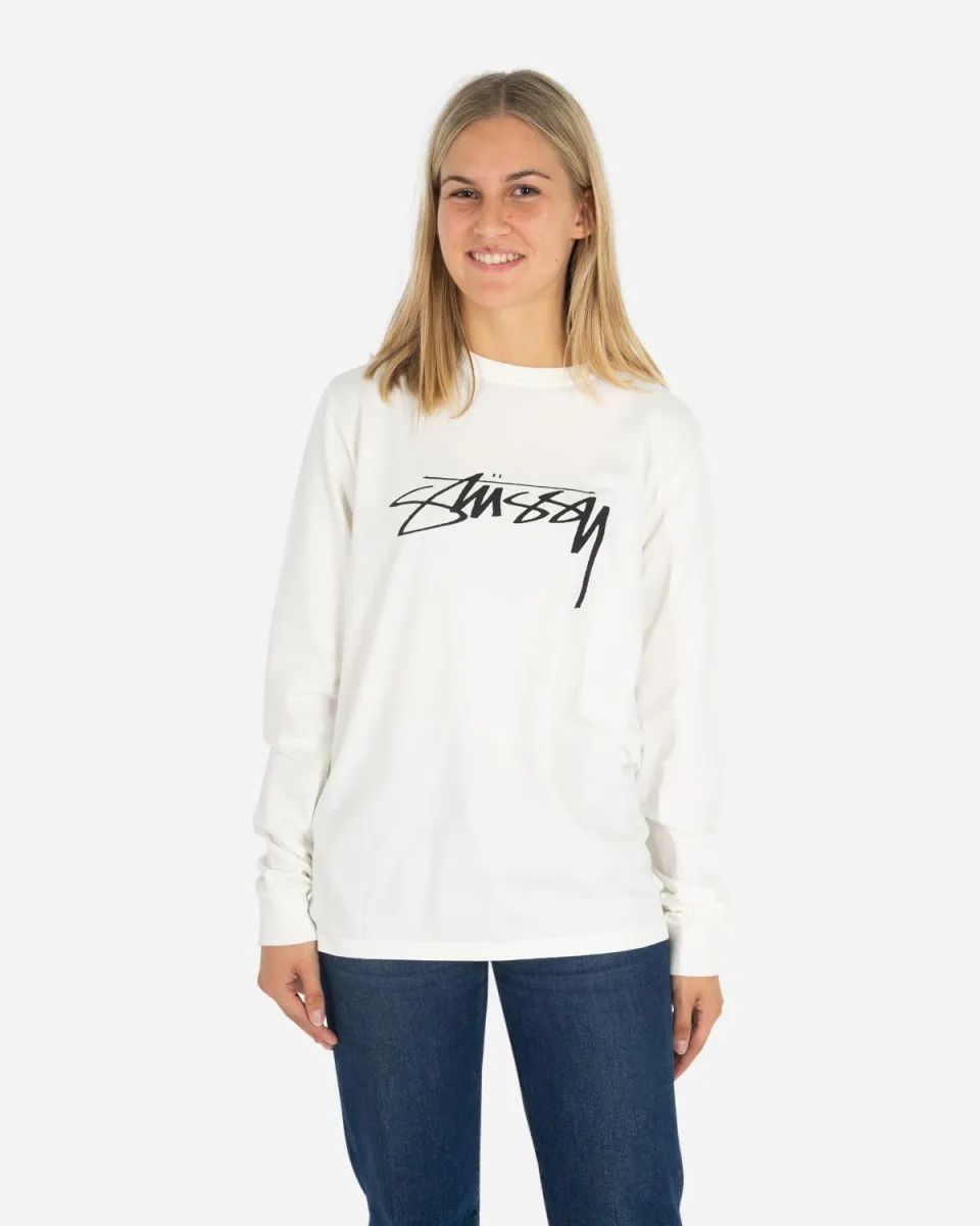 Smooth Stock Pig. Dyed LS Tee - Natural