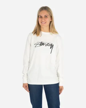 Smooth Stock Pig. Dyed LS Tee - Natural