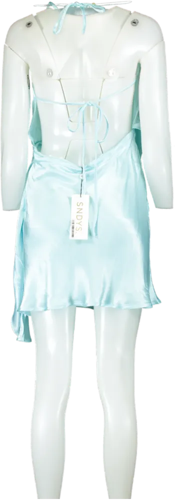 SNDYS. Light Blue Rosita Mini Dress M