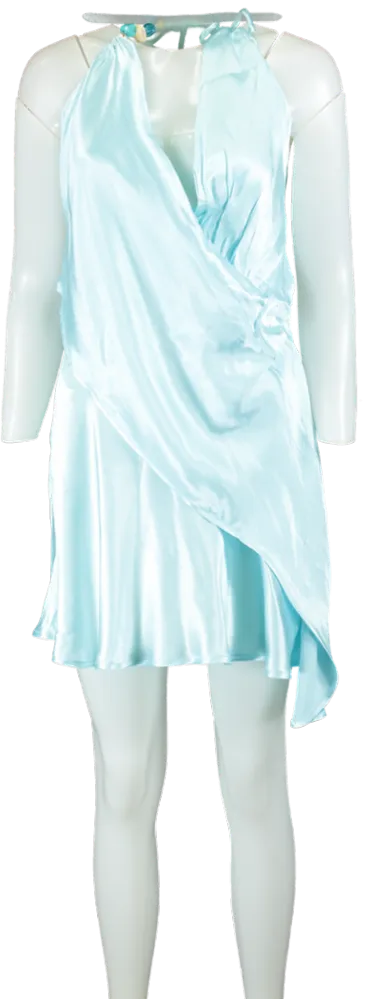 SNDYS. Light Blue Rosita Mini Dress M