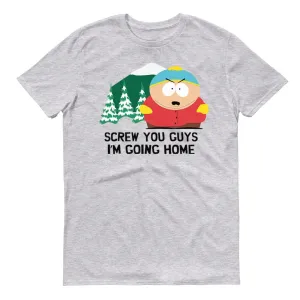 South Park Cartman Screw You Guys Adult Short Sleeve T-Shirt