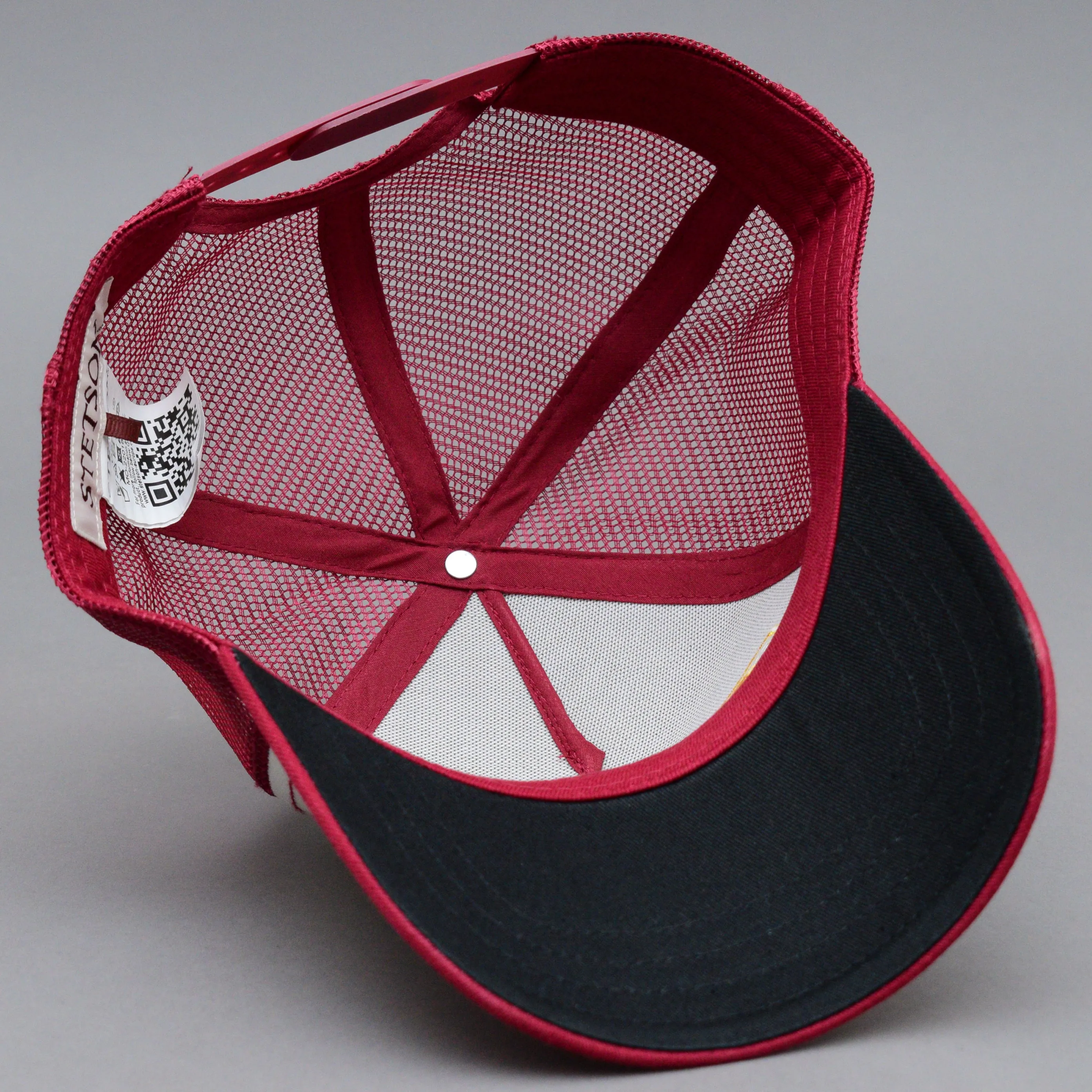 Stetson - American Heritage - Trucker/Snapback - Bordeaux/White