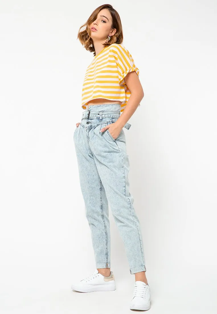 Stripe Crop Top