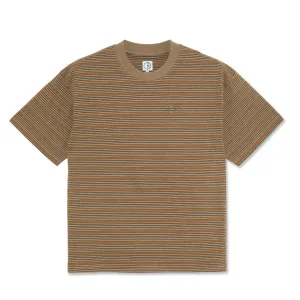 Stripe Surf Tee Camel