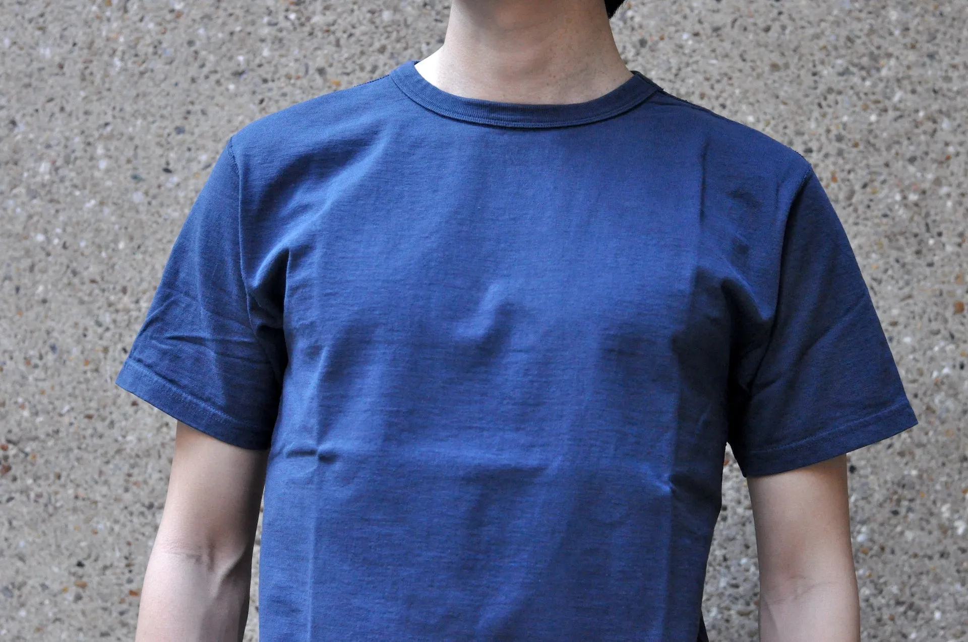 Studio D'Artisan 9oz 'Tsuri-Ami 'Loopwheel Tee (Navy)