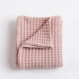 Sugar   Maple Honeycomb 100% Cotton Blanket