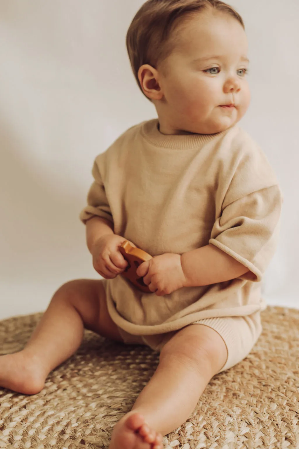 Summer Peach | Knit T-shirt