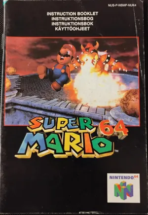 Super Mario 64 manual (NUK4)