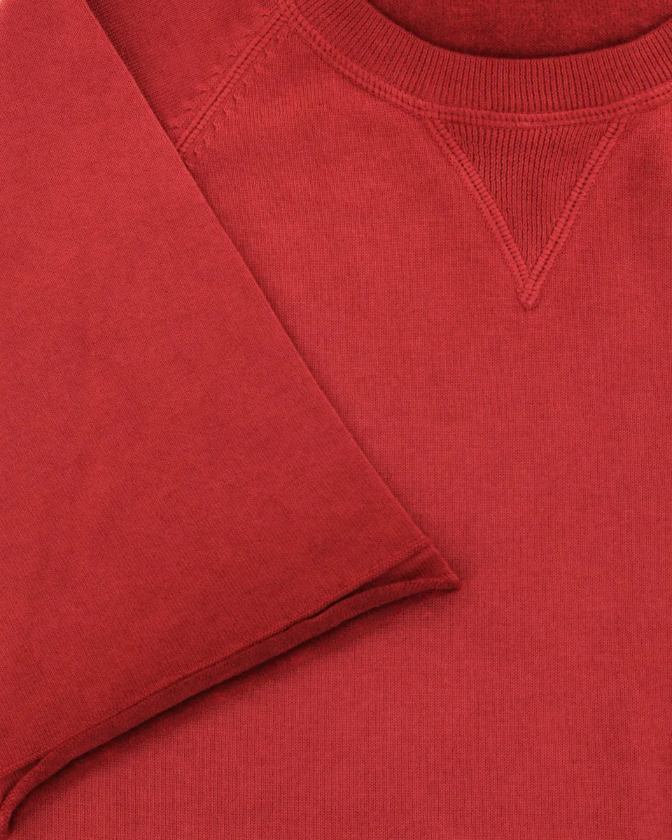 Svevo Parma Red Crewneck T-Shirt