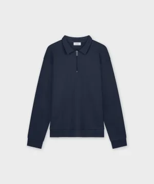 SW 02 Essence Half Zip Blueberry
