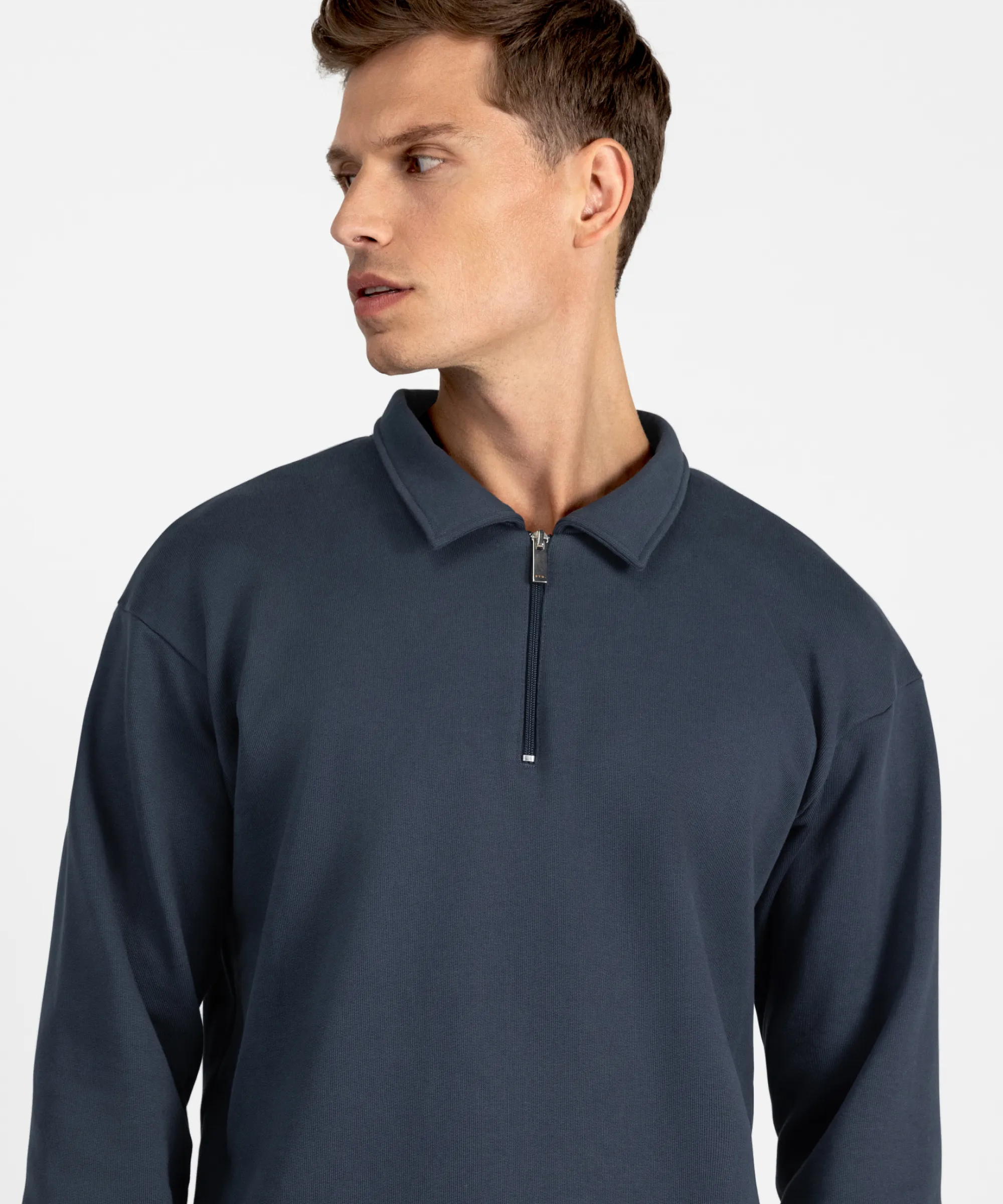 SW 02 Essence Half Zip Blueberry