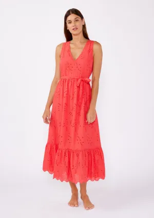 Sweetpea Eyelet Midi Dress