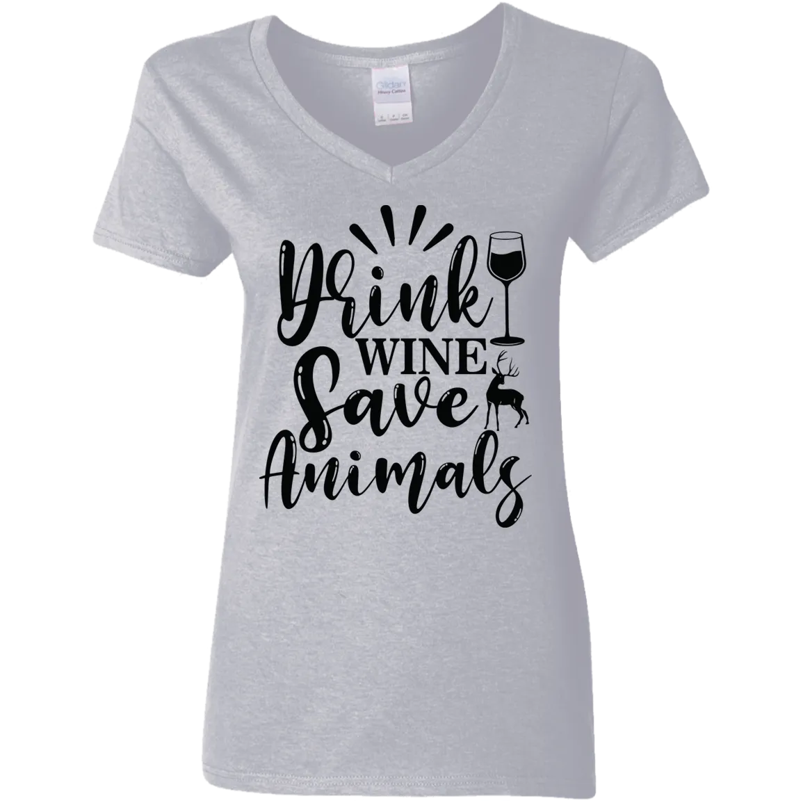 T-Shirt Ladies V-Neck DWSA DT