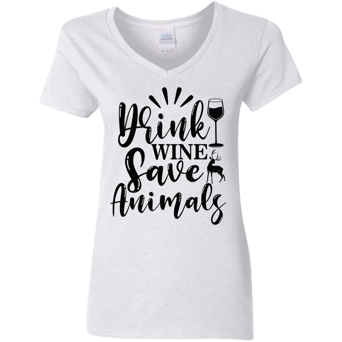 T-Shirt Ladies V-Neck DWSA DT