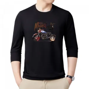 T Shirt Manche Longue Moto Vintage