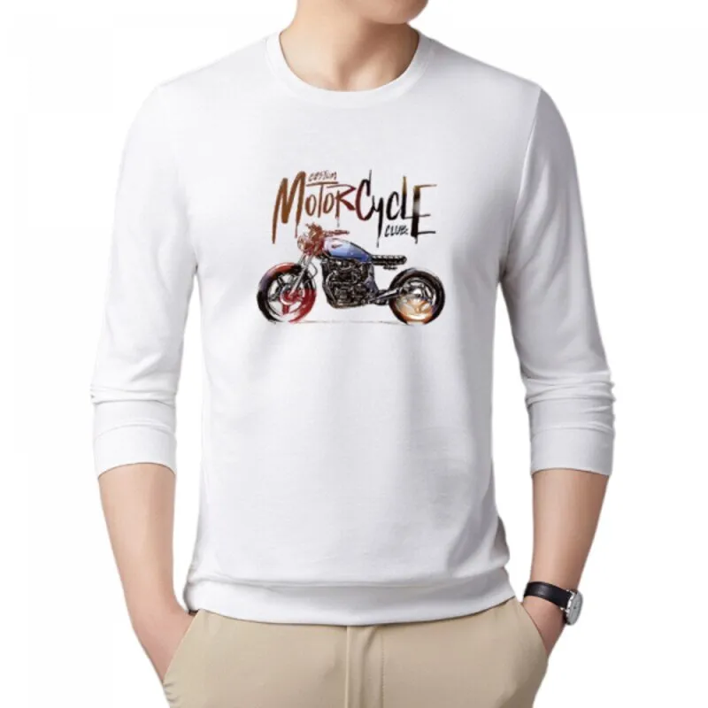 T Shirt Manche Longue Moto Vintage