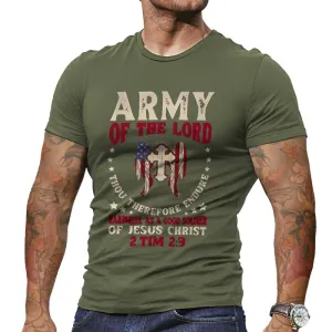T-shirt à manches courtes imprimé American Tough Guy vintage