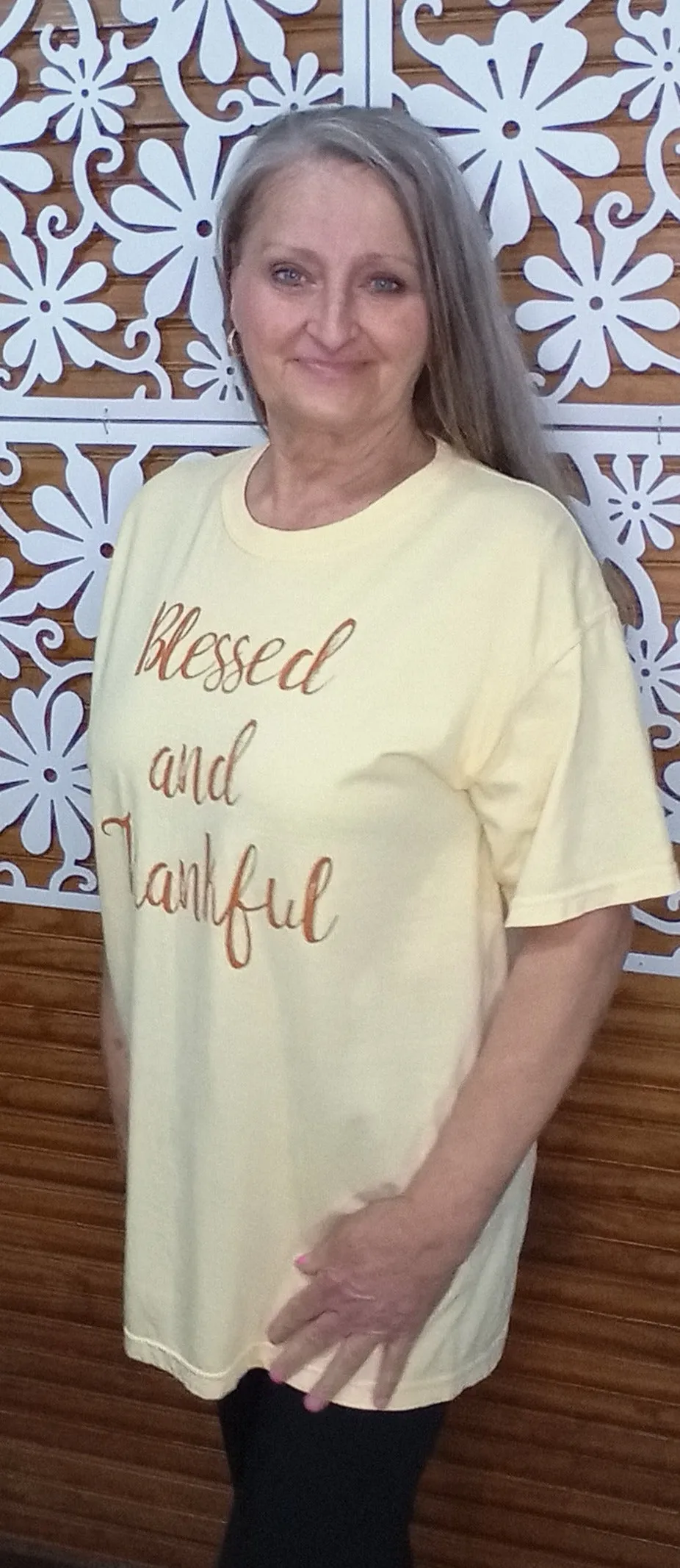 T-Shirt "Blessed and Thankful"