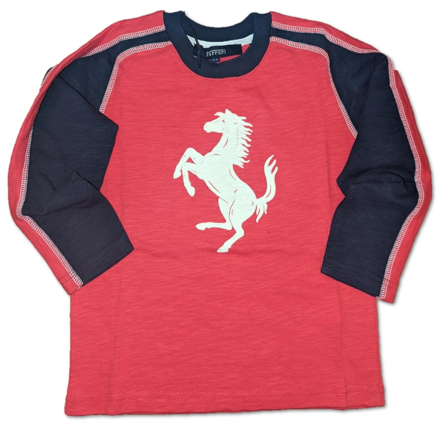 T-SHIRT Tee Childrens Formula One 1 Flock Jersey Ferrari Team NEW! Kids