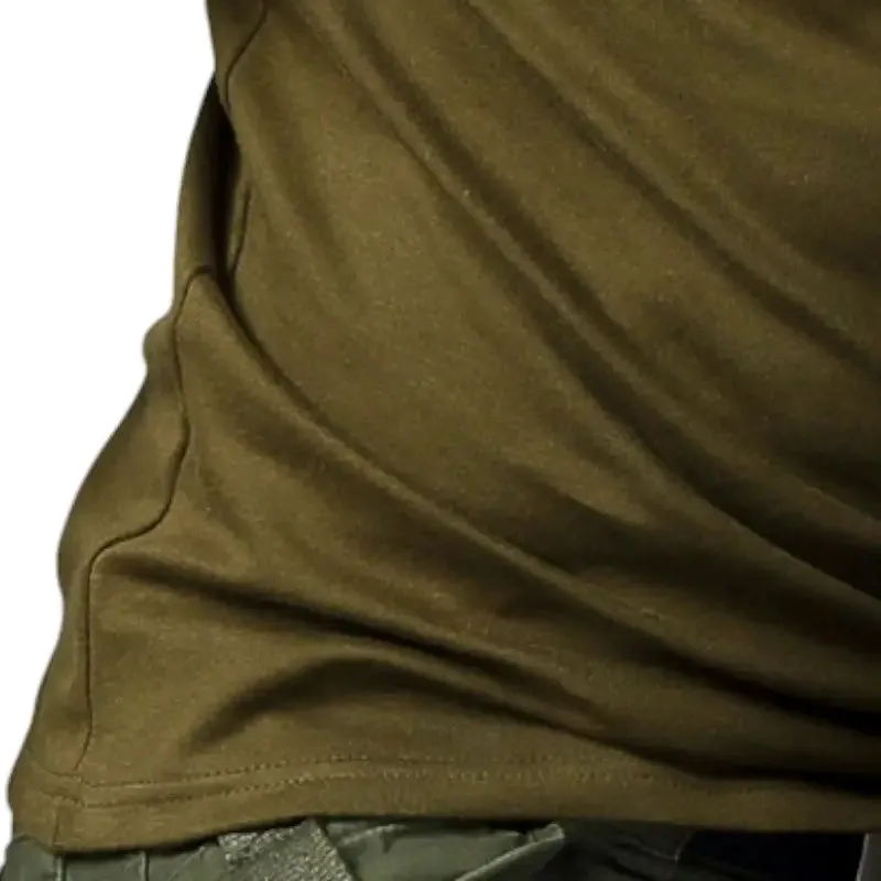 T shirt vert militaire homme