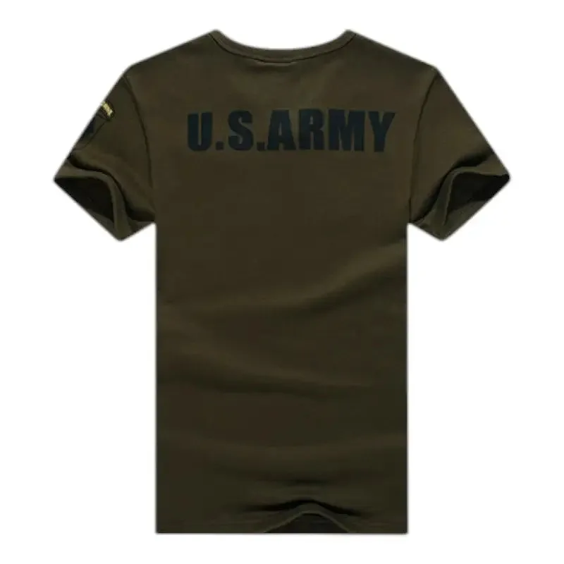 T shirt vert militaire homme