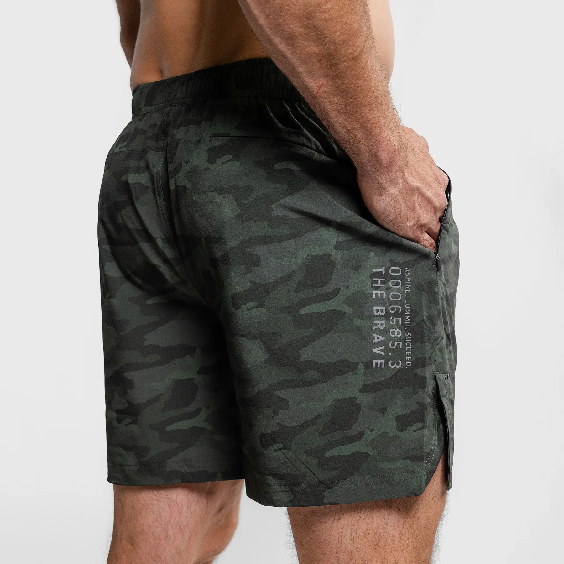 THE BRAVE - CRUISER SHORT 3.0 - GREEN CAMO