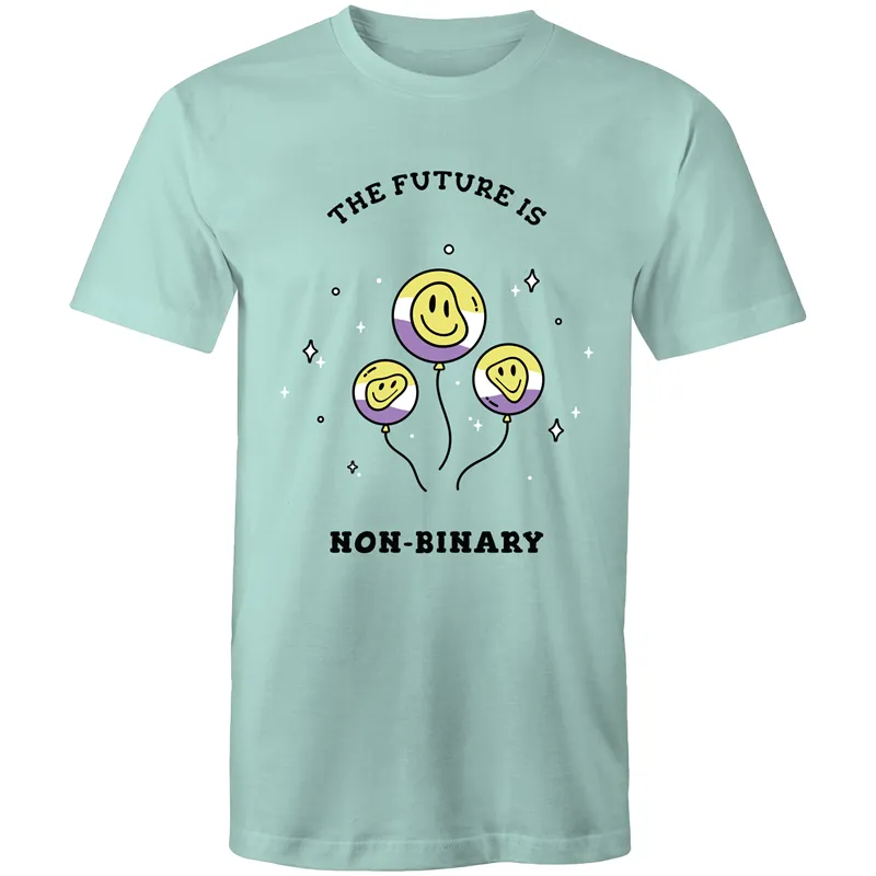The Future is Non Binary Balloons T-Shirt Unisex (NB005)